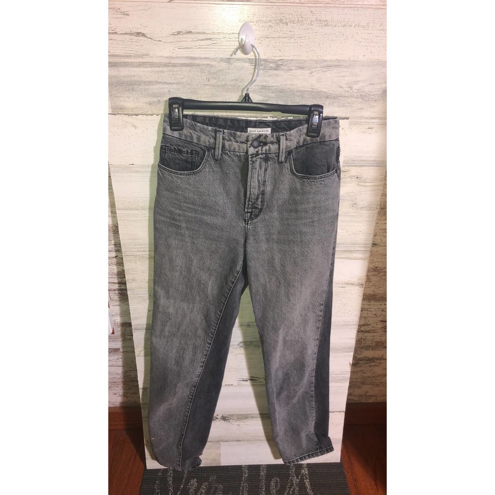 Good American Vintage Two Tone Jean black and gray classic jeans 0/25 - Picture 13 of 13